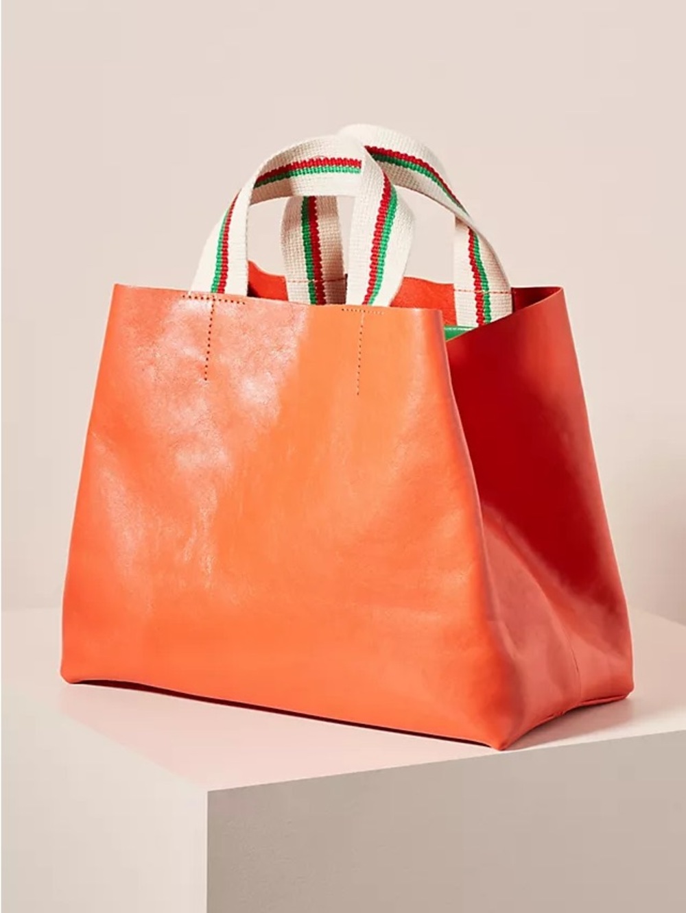 Clare V Bateau Tote in Orange
